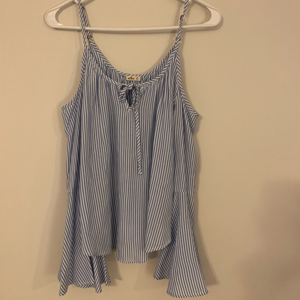 Hollister Striped Blue Top